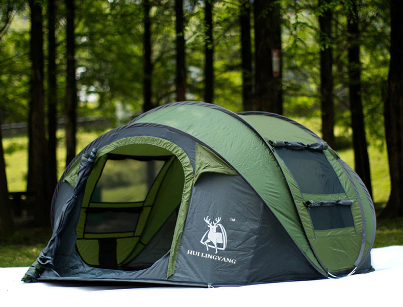 Cheap Goat Tents Tent Pop Up Camping Tents Outdoor Camping Beach Open Tent Waterproof Tents Large Automatic Ultralight Family Tents 